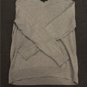 Banana Republic V-Neck Gray Sweater
